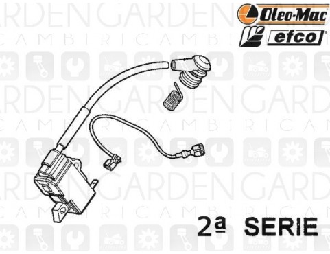 Oleomac, Efco 50020061 Bobina accensione