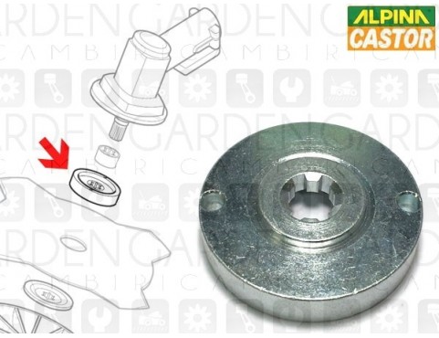 Alpina, Castor 3641640 Ghiera porta disco