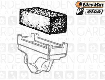 Oleomac, Efco 94100009 Filtro aria