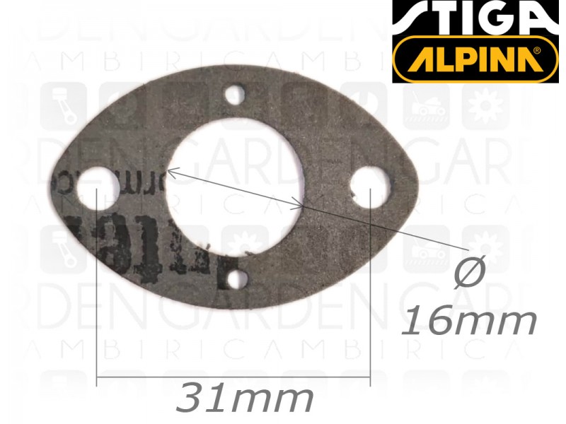 Alpina, Castor, Stiga 118550587 Guarnizione collettore