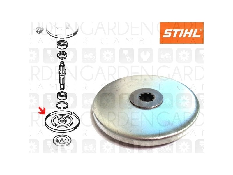 Stihl 41377103800 Ghiera porta disco