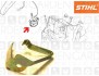 Stihl 11184421600 Molla di contatto