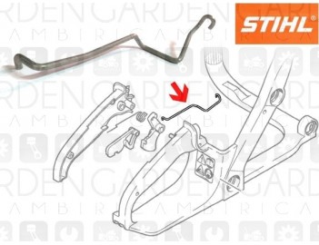 Stihl 11301821502 Tirante gas