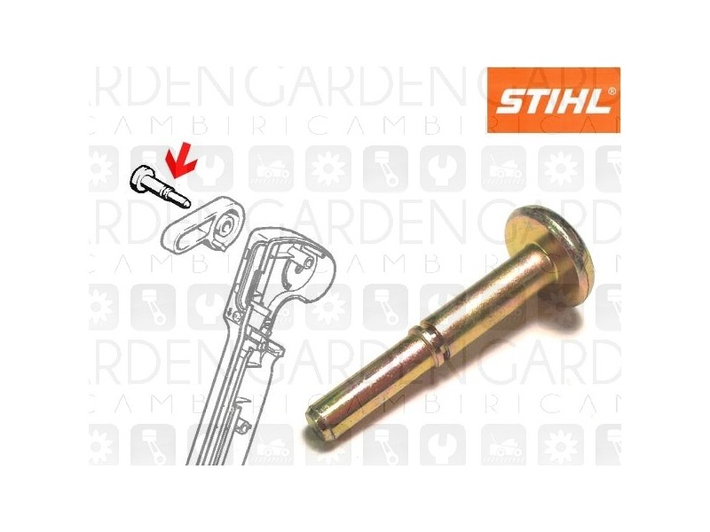 Stihl 42031828902 Perno leva di comando Stihl 42031828902 Perno leva di comando