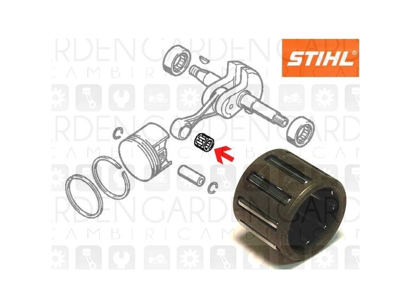 Stihl 95120032030 Gabbia a rulli