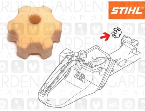 Stihl 11357912800 Antivibrante, tampone