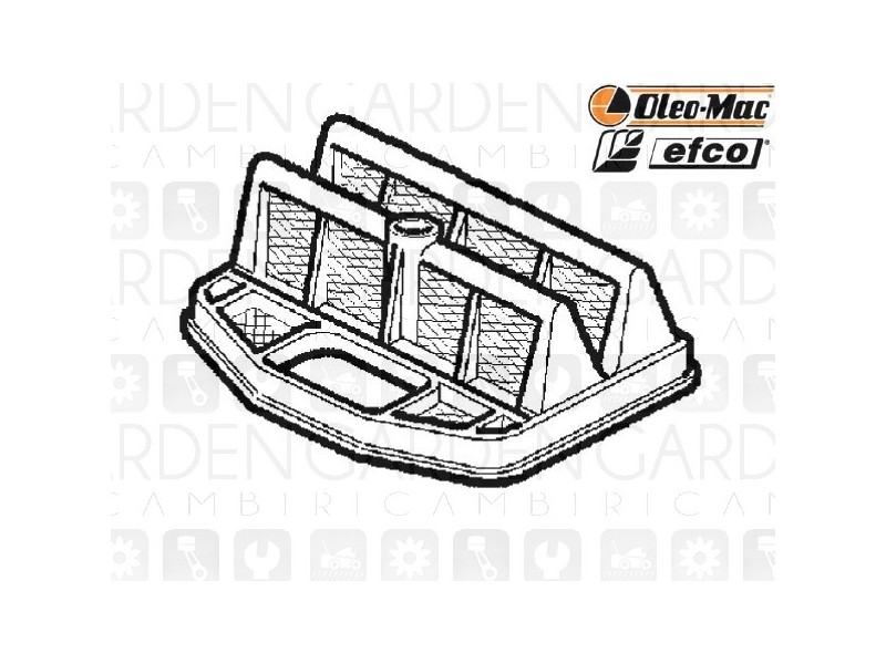 Oleomac, Efco 50170036 Filtro aria