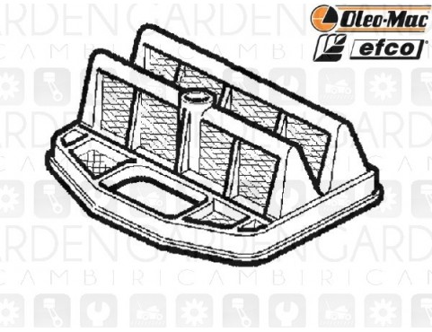 Oleomac, Efco 50170036 Filtro aria