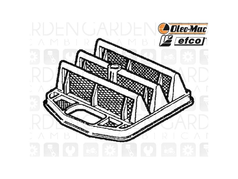 Oleomac, Efco 50070036 Filtro aria