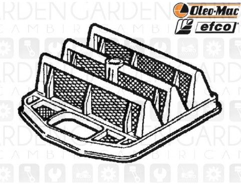 Oleomac, Efco 50070036 Filtro aria