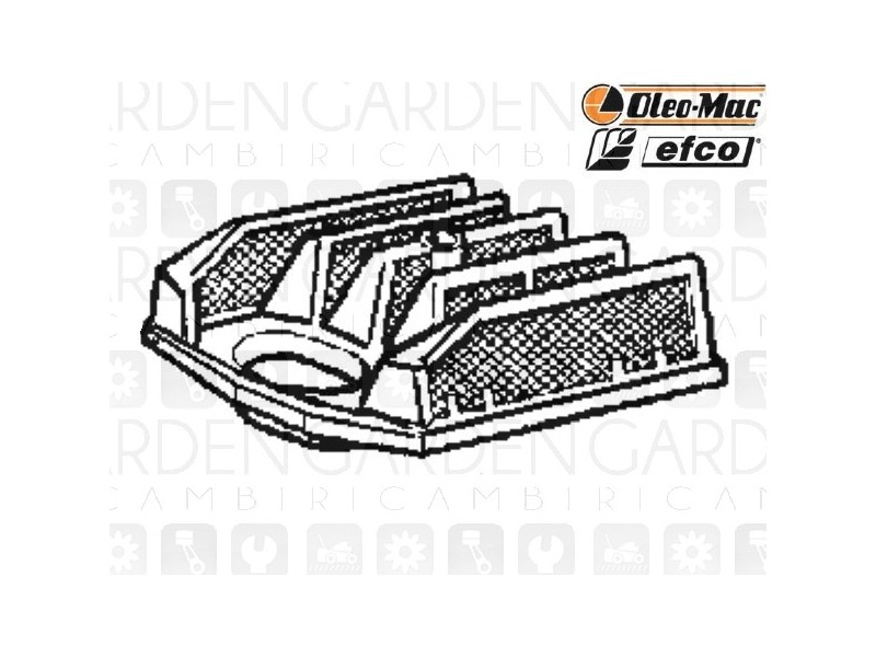 Oleomac, Efco 97000044 Filtro aria