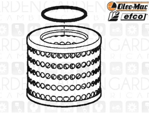 Oleomac, Efco 98000297 Filtro aria
