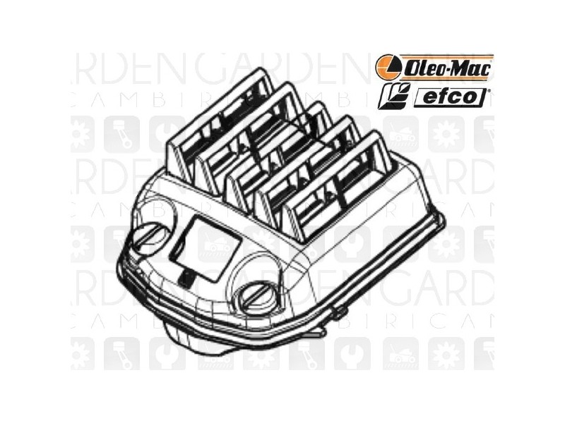 Oleomac, Efco 50250026 Filtro aria