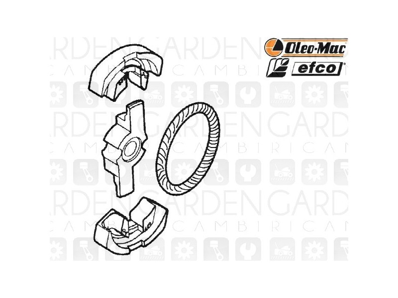 Oleomac, Efco 50240031 Frizione centrifuga Oleomac, Efco 50240031 Frizione centrifuga