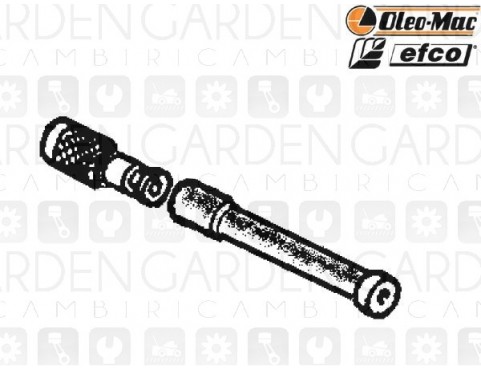 Oleomac, Efco 97000147 Tubo olio + pescante