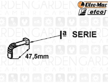 Oleomac, Efco 50010060 Tubo olio